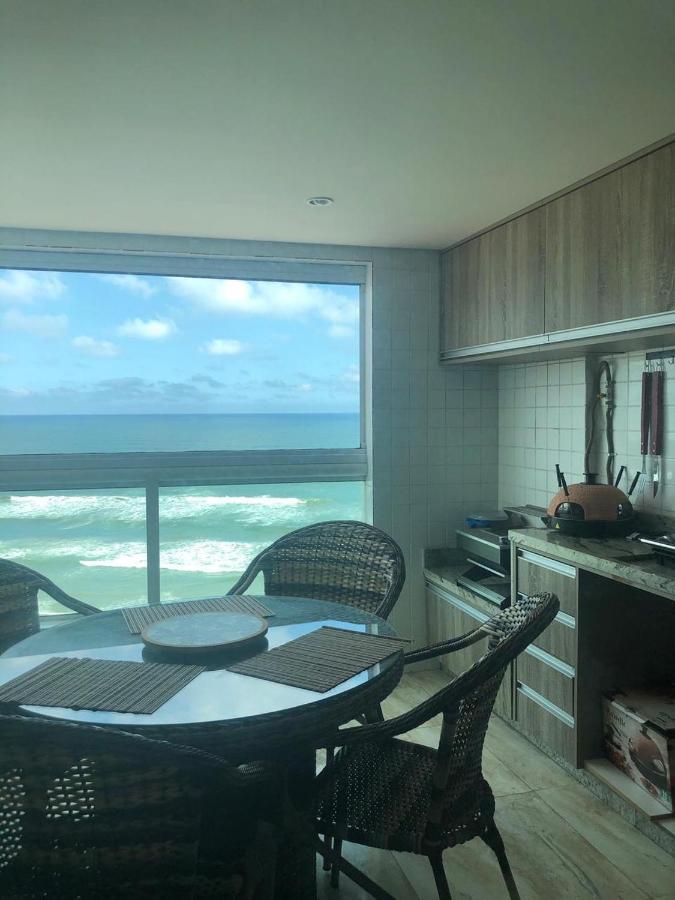 Mongagua Com Vista Para O Mar Pe Na Areia Eksteriør billede