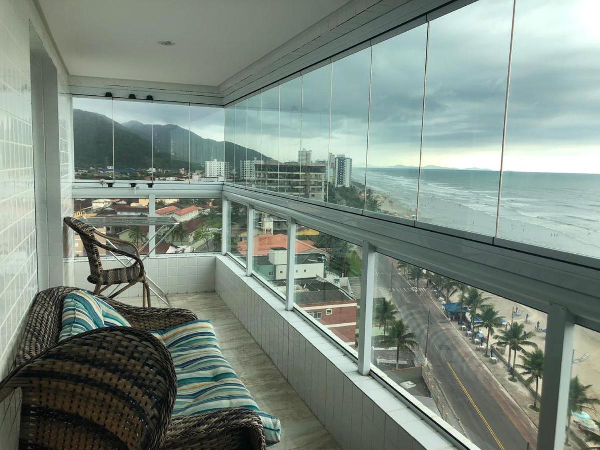 Mongagua Com Vista Para O Mar Pe Na Areia Eksteriør billede