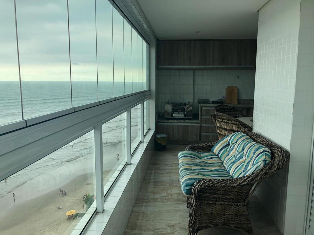 Mongagua Com Vista Para O Mar Pe Na Areia Eksteriør billede