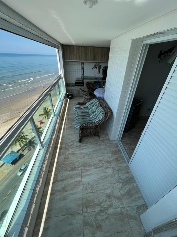 Mongagua Com Vista Para O Mar Pe Na Areia Eksteriør billede
