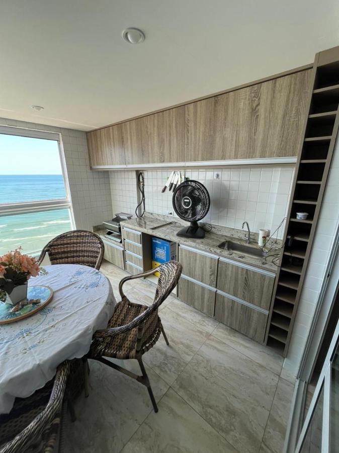 Mongagua Com Vista Para O Mar Pe Na Areia Eksteriør billede