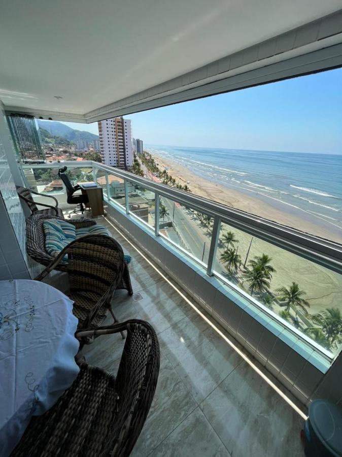 Mongagua Com Vista Para O Mar Pe Na Areia Eksteriør billede