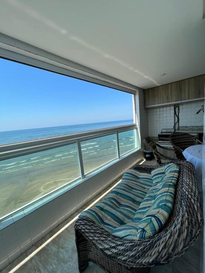 Mongagua Com Vista Para O Mar Pe Na Areia Eksteriør billede