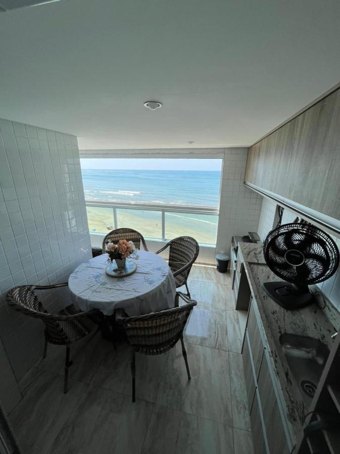 Mongagua Com Vista Para O Mar Pe Na Areia Eksteriør billede